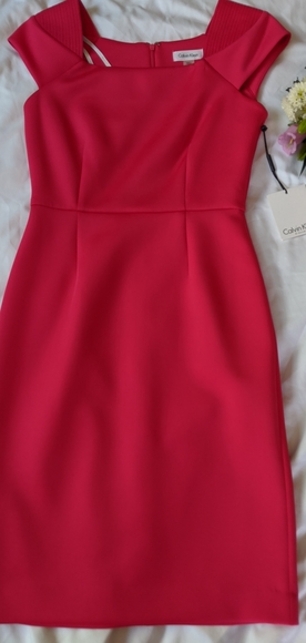Hot pink Calvin Klein dress - Picture 5 of 5